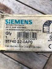 Siemens Schütz 4kW 400V 3TF40 22-OAPO neu