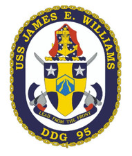 3" USS JAMES E WILLIAMS DDG 95 MILITARY ARMED FORCES STICKER DECAL USA MADE