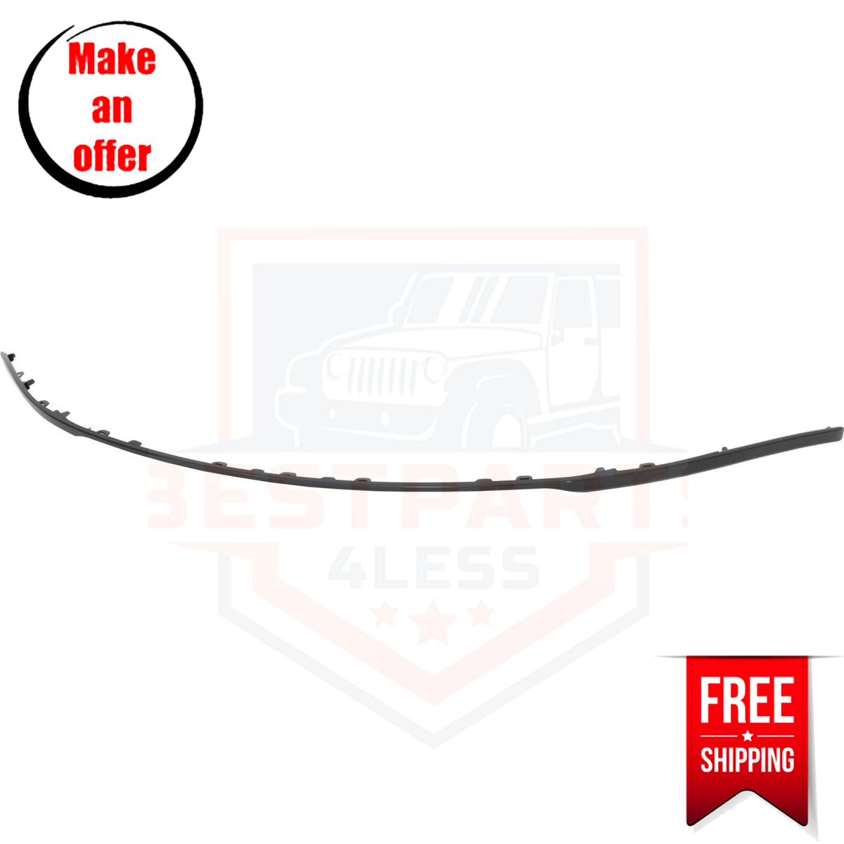 Front Bumper Trim 86595D9LA0 black for 2021 Kia Sportage | eBay