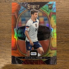 LUCA DE LA TORRE 2022-23 PANINI SELECT TERRACE FIFA TIE DYE /49 ROOKIE RC #63