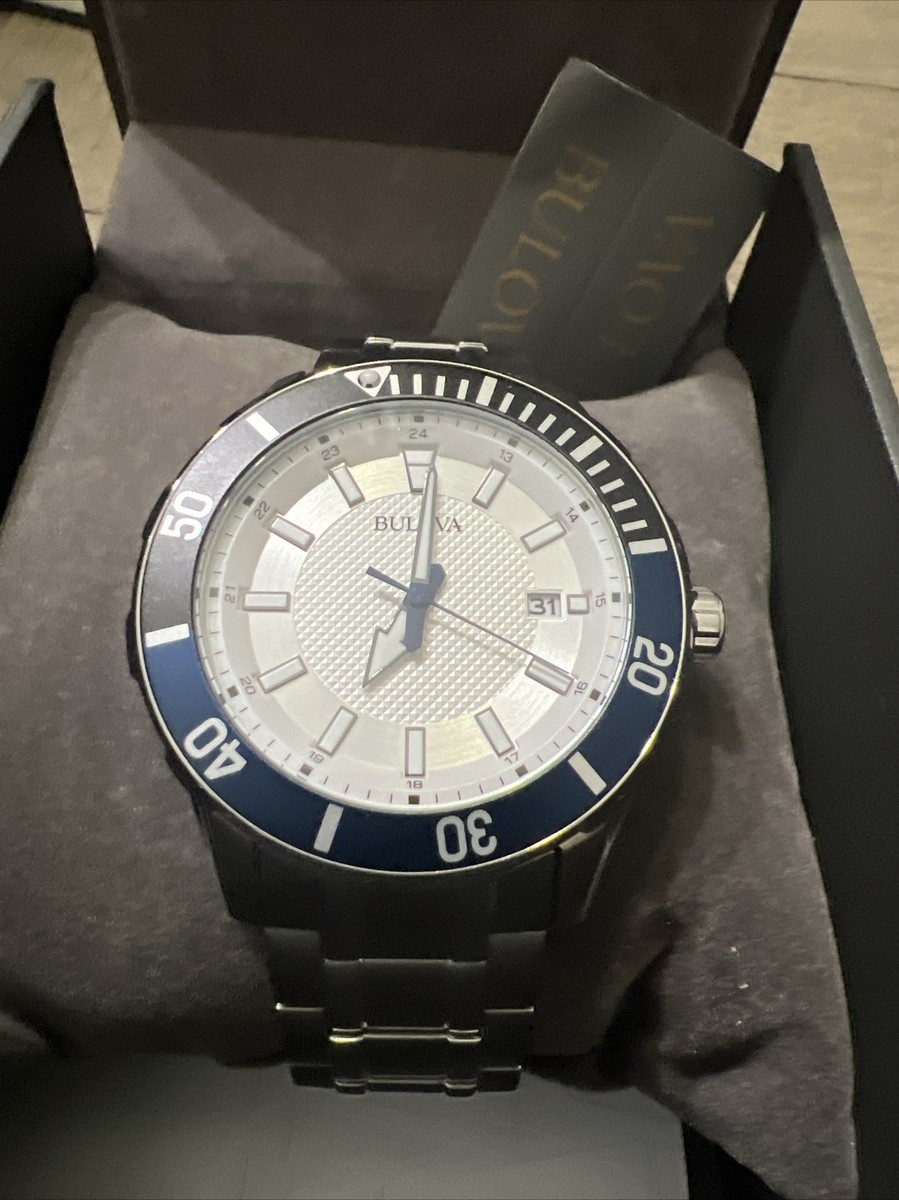 Bulova 98B349 White Men's Watch for sale online