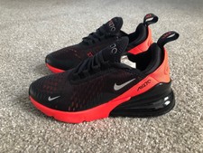 nike air max 270 black and red womens