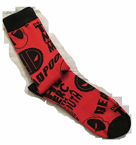 Marvel Deadpool Merc With A Mouth Men's Crew Socks