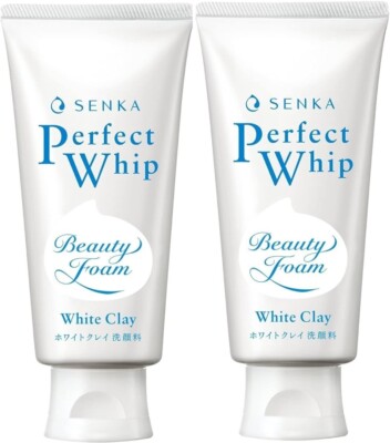 SHISEIDO SENKA Perfect Whip white clay 120gx2 renewal Japan