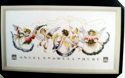 OOP Mirabilia ''Angel Proclamation'' MD#25 Cross Stitch Chart 1996 RARE Sealed 