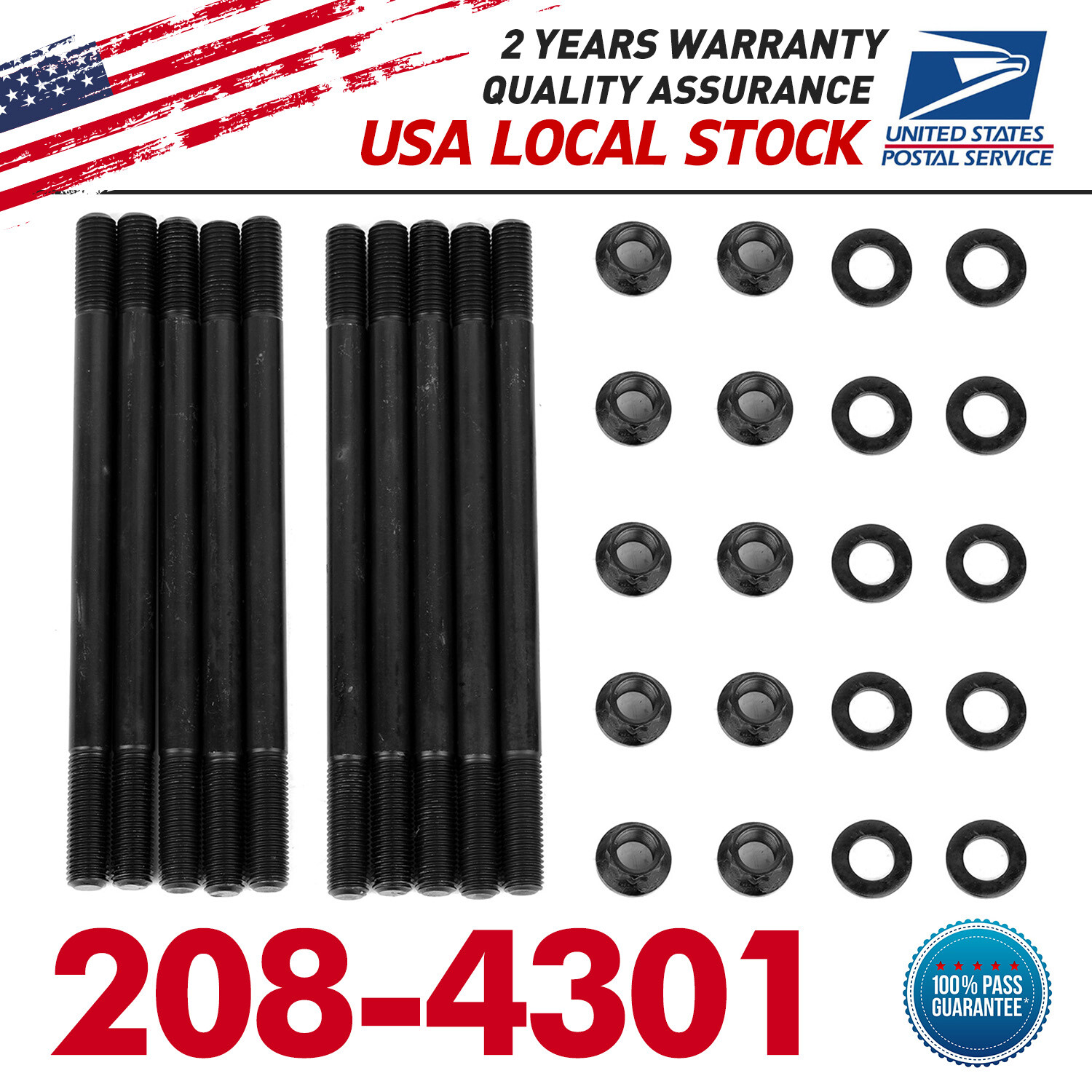 Steel Head Studs Bolts JDM For 19931997 Civic del Sol 1.5 D15B7 1.6L