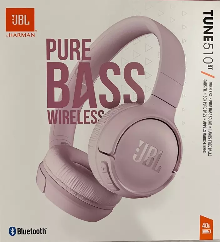 JBL TUNE 510BT Wireless On-Ear Headphones with Built-in Microphone & Remote