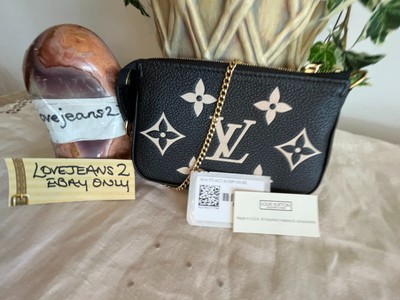 Louis Vuitton Mini Pochette Accessoires Bicolor Monogram Empreinte  