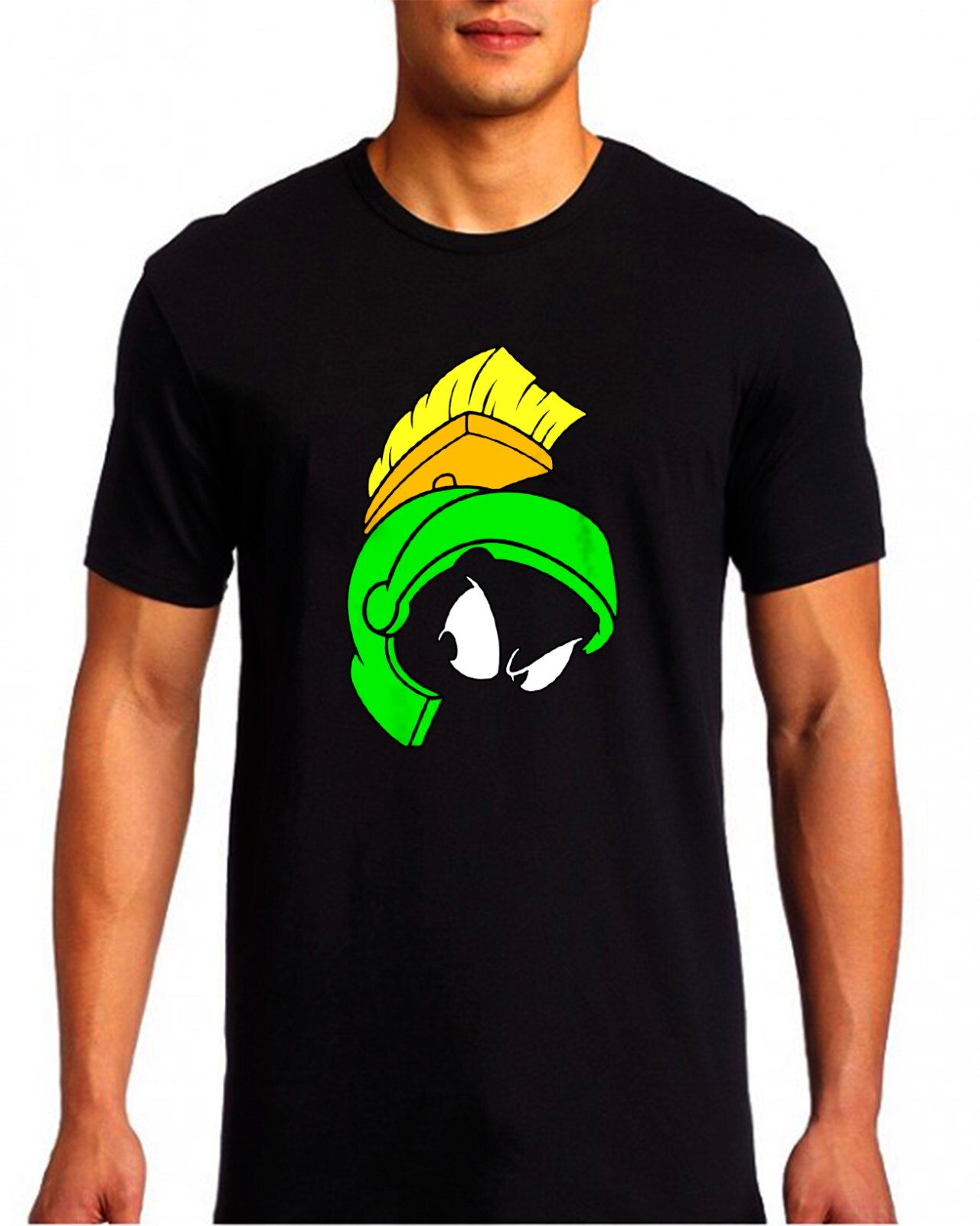 MARVIN  MARTIAN FUN FACE AWESOME SUPER COOL GRAPHIC T SHIRT