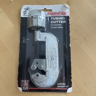Superior Tool Tubing Cutter Model No 35275 1/8'' 1-1/8'' O.D. 3mm 30mm NEW IN BOX