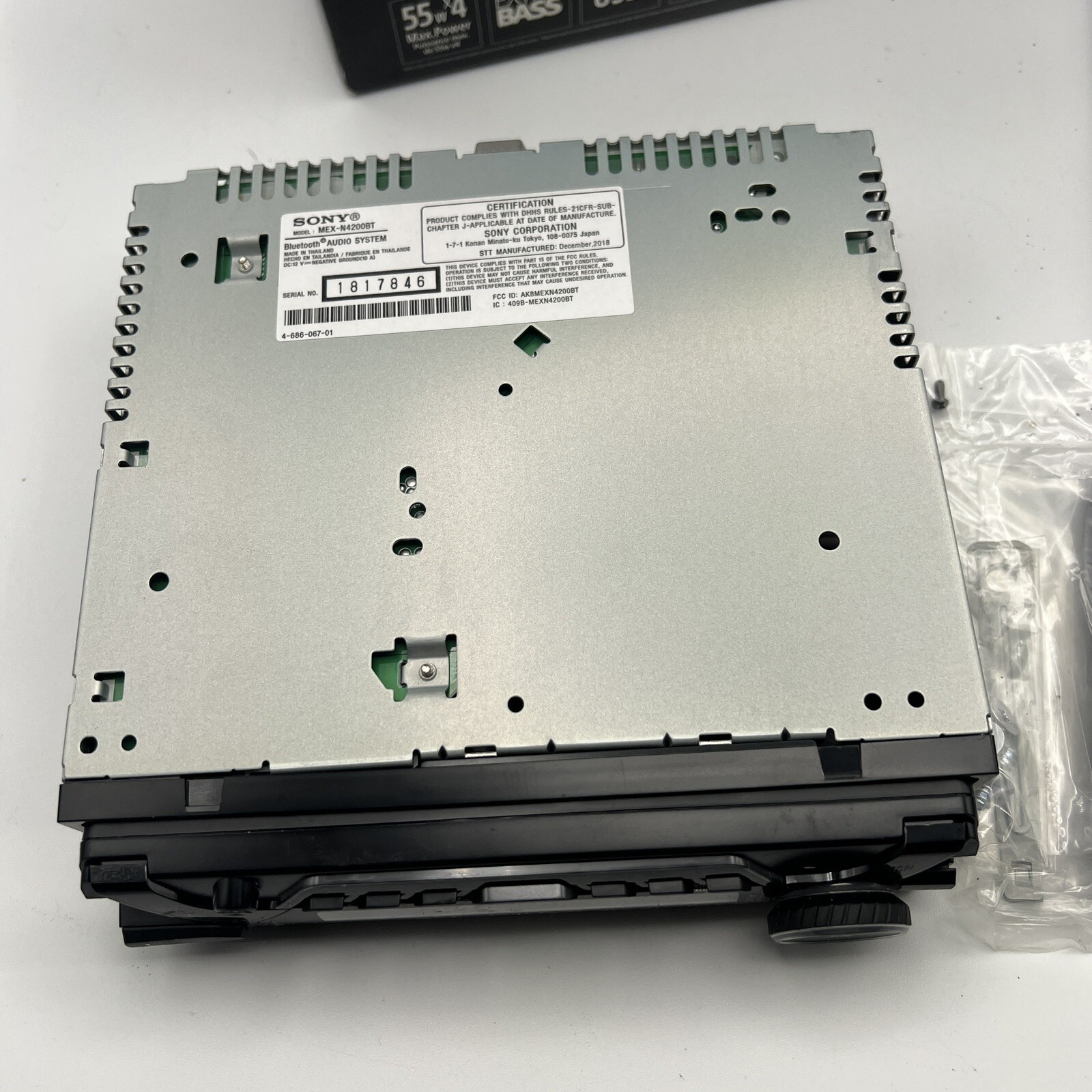 Sony MEXN4200BT Bluetooth SingleDin InDash CD / MP3 Car Receiver