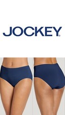 Jockey Seamfree Bikini Blue Nylon Breathable Women's Size Underwear 001370/468