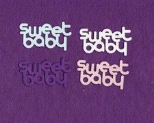 SWEET BABY die sweet cuts scrapbook cards