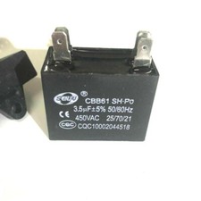CBB61 450V 1.5/2/2.5/3/4.5/5/6/7/8/10/12 UF Air conditioner Fan Motor Capacitor