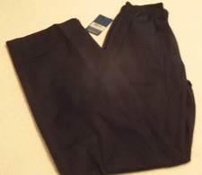 NWT Womens Maevn Scrub Pants XXS Black Full Elastic Waist 9016 Expectations Met