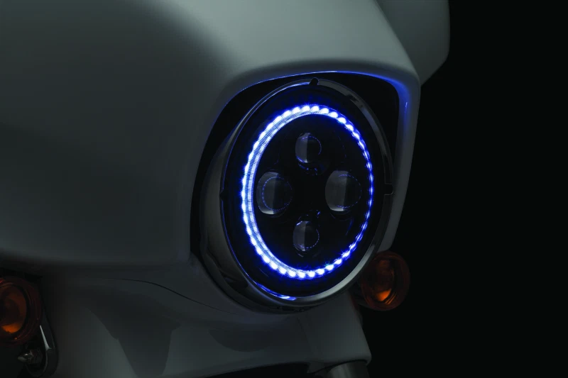 Faro LED Kuryakyn Orbit Vision 7 pulgadas 2460 Foto 4 de 4