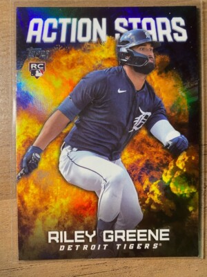 2023 Topps #AS-8 Action Stars Riley Greene Rookie * 2 Free Mystery Cards *