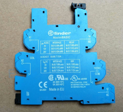 93.60.7.024 Relay Socket for Finder Type34.51 Relays Type34.81 SSR NEW