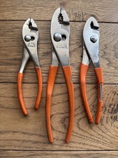 A Lot Of Three Slip Joint Pliers Unbranded