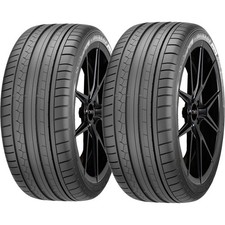 Qty 2 24535r20 Dunlop Sp Sport Maxx Gt Dsst 95y Xl Black Wall Tires