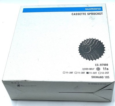 Shimano 105 CS-R7000 HG-EV 11-Speed Road Cycling Cassette, 11-32 NEW