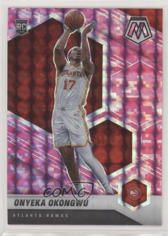 2020-21 Panini Mosaic Pink Camo Prizm Onyeka Okongwu #225 Rookie RC 0nr3