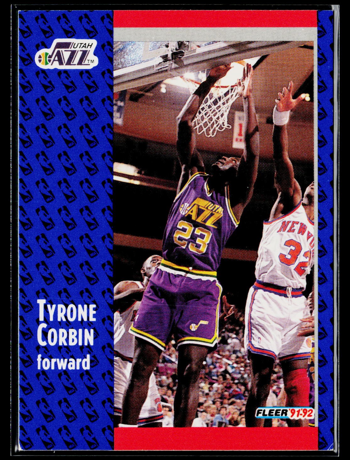 1991-92 Fleer #364 Tyrone Corbin