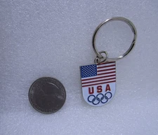 USA Olympic United States Flag Keychain