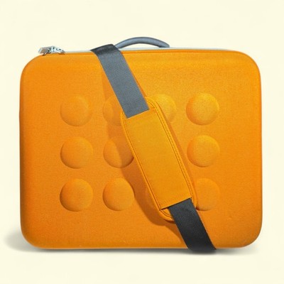Ikea Family Upptacka Orange Soft Brief Laptop Case Adjust Strap Messenger Bag