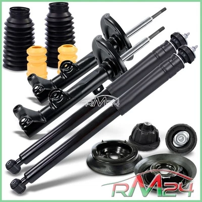 BESTPRICE 4X AMMORTIZZATORE+SUPPORTO+KIT ANTIPOLVERE PER MERCEDES CLASSE C W203 S203 CL203