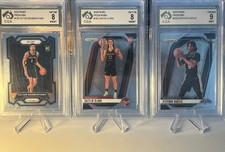 NBA/WNBA Rookie of Year Prizm Graded Wembanyama, Caitlin Clark, Castle