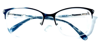 NINE WEST NW8012 400 BLUE GOLD TORT NEW AUTHENTIC DESIGNER EYEGLASSES 56-17-140