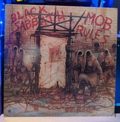 Black Sabbath - Mob Rules Vinyl LP. Warner Bros Records