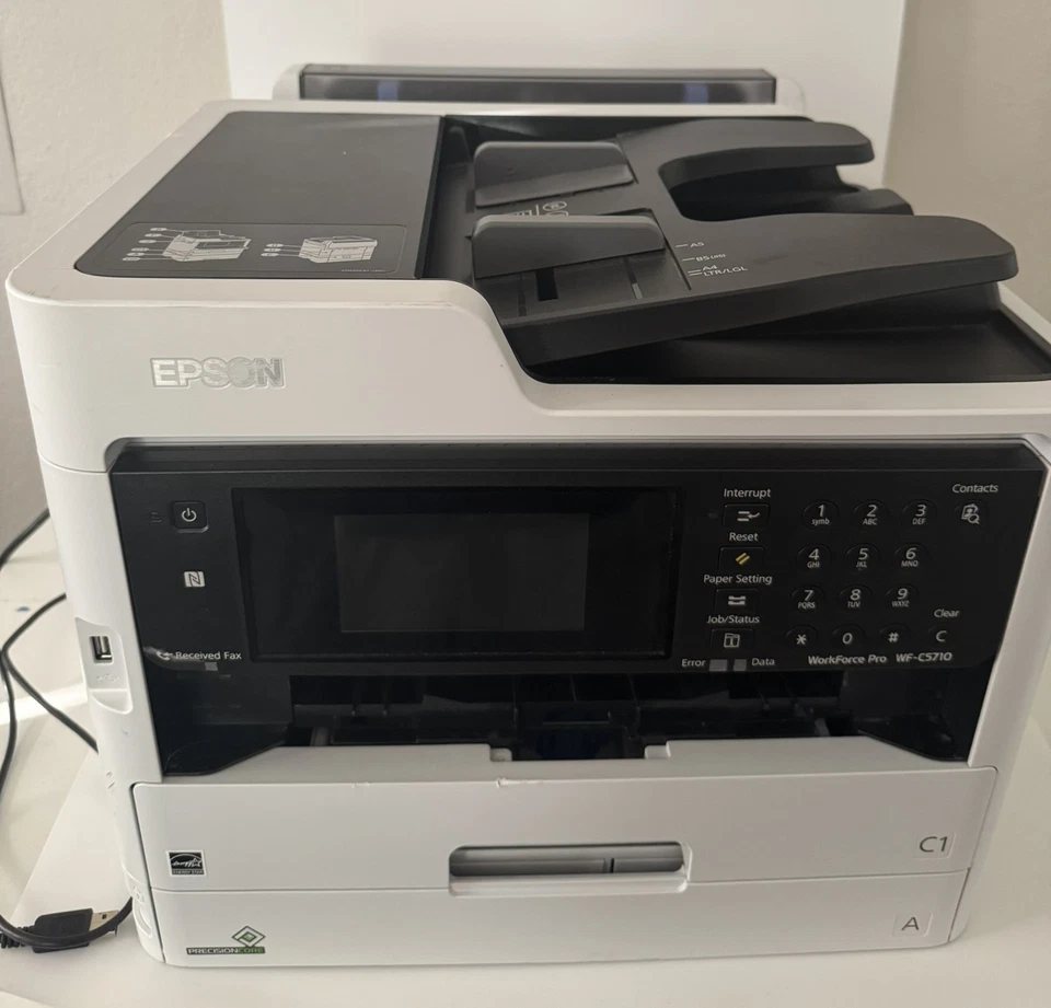 Epson Workforce Pro WF-C5710 Color Printer! Great Printer! Needs ink. - Image 3 of 4