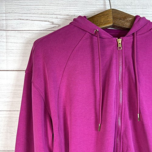 Athleta Alicia Keys Hoodie Fuchsia Hot Pink Magenta Active Gym Size XS - Picture 4 of 11