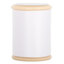 YLI Hand Quilting Thread 100 Egyptian Cotton Glazed White 500 Yard Spool