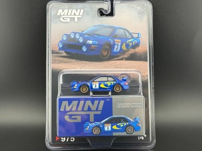Mini GT Subaru Impreza WRC98 1998 Rally Monte-Carlo 3rd Place #3