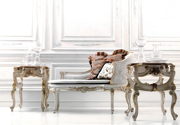 Beistelltisch Tisch Couchtisch Wohnzimmertisch Holz Royal Beistell Barock Tische-image