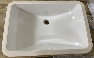 Kohler K-2214-0 Ladena 20-13/16'' Undermount Bathroom Sink with Overflow *READ*