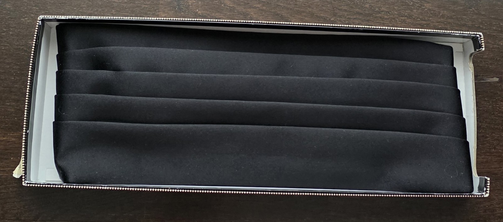 Robert Talbott Protocol Black Silk Cummerbund Nor… - image 7