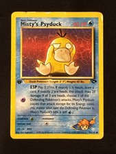 Misty's Psyduck 90/132 Gym Challenge First Edition DMG on eBay
