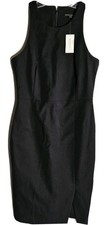 NWT BANANA REPUBLIC  $129 BLACK RACERBACK SLEEVELESS DRESS SIZE 8 PARTY WEDDING