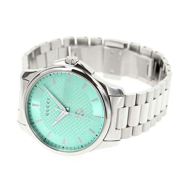Gucci G-Timeless Mint Blue Dial Steel Watch Men’s New YA126372 From Japan thumbnail 3