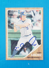 SIGNED GARY SANCHEZ 2011 TOPPS HERITAGE CARD #39