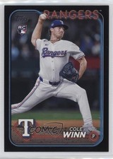 2024 Topps Update Black 49/74 Cole Winn #US109 0j53