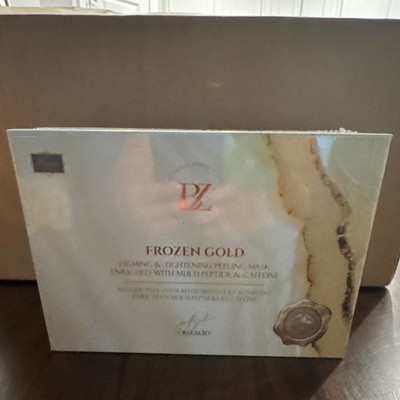 PZ Frozen Gold Peeling Mask Firming Tightening Multi-Peptide Caffeine Face