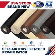 Self-Adhesive Leather Repair Patch Tape For Car Seats Couch Sofa Chair Jacket