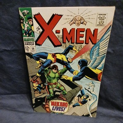 X-Men 36 1st Appearance of Mekano Silver Age 1967 F