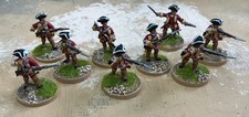 28mm French & Indian War British regulars painted to a high standard
