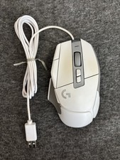 Logitech - G502 X Wired USB Optical Gaming Mouse - Wired - White - Preowned